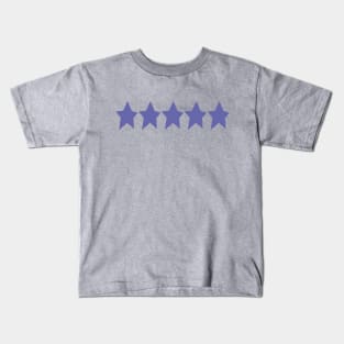 Very Peri Periwinkle Blue Five Star Color of the Year 2022 Kids T-Shirt